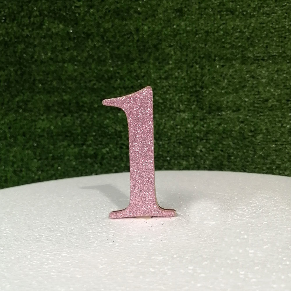 Cake Topper in Legno con Numeri