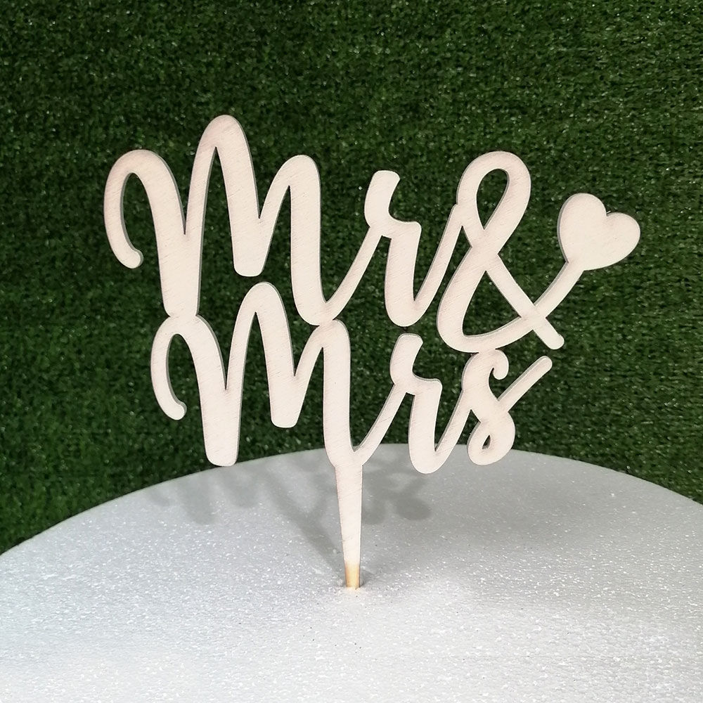 Cake Topper in Legno 