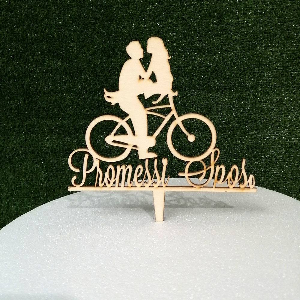 Cake Topper in Legno 
