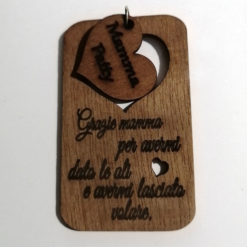 Portachiave in Legno per la tua Mamma