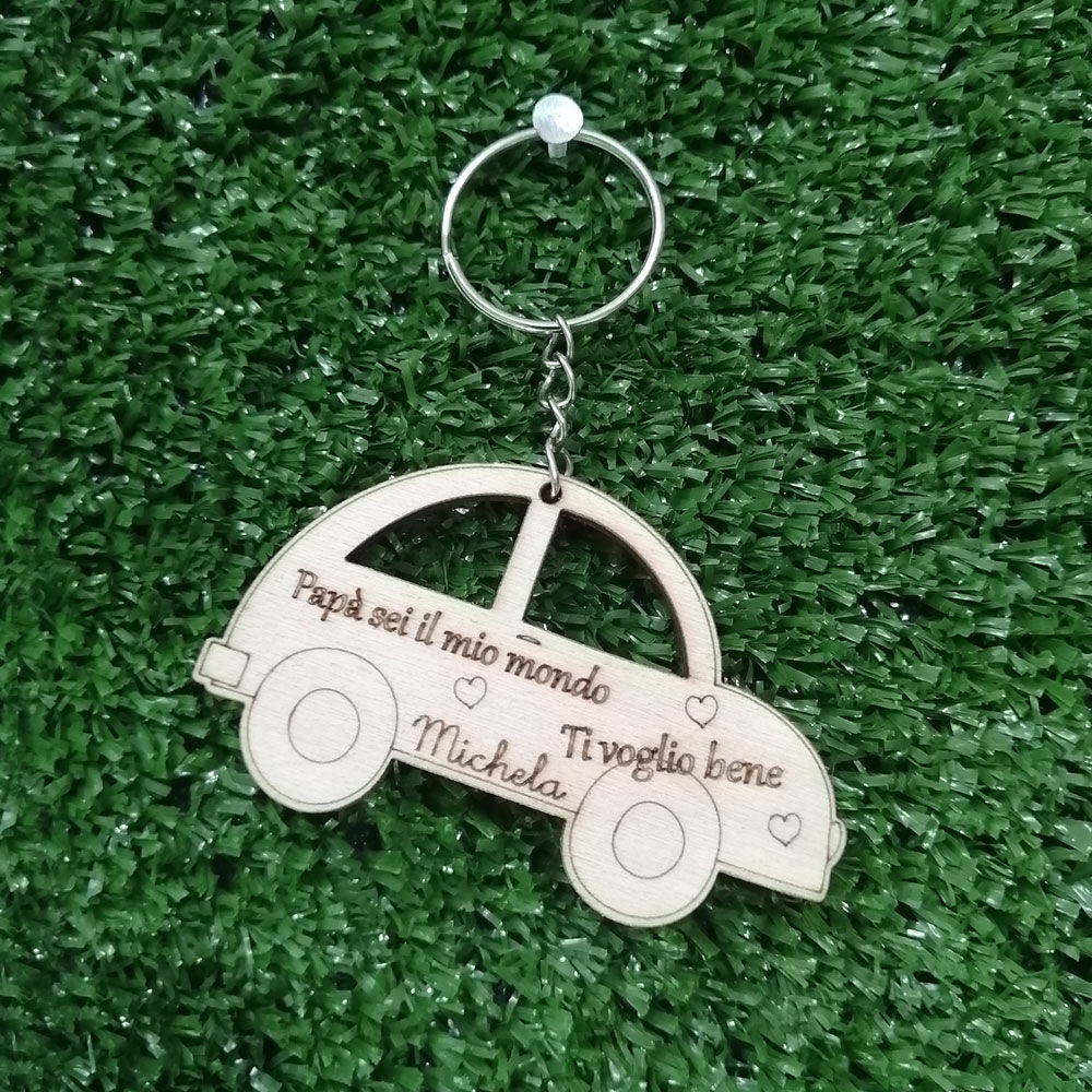 Portachiave Personalizzato in Legno