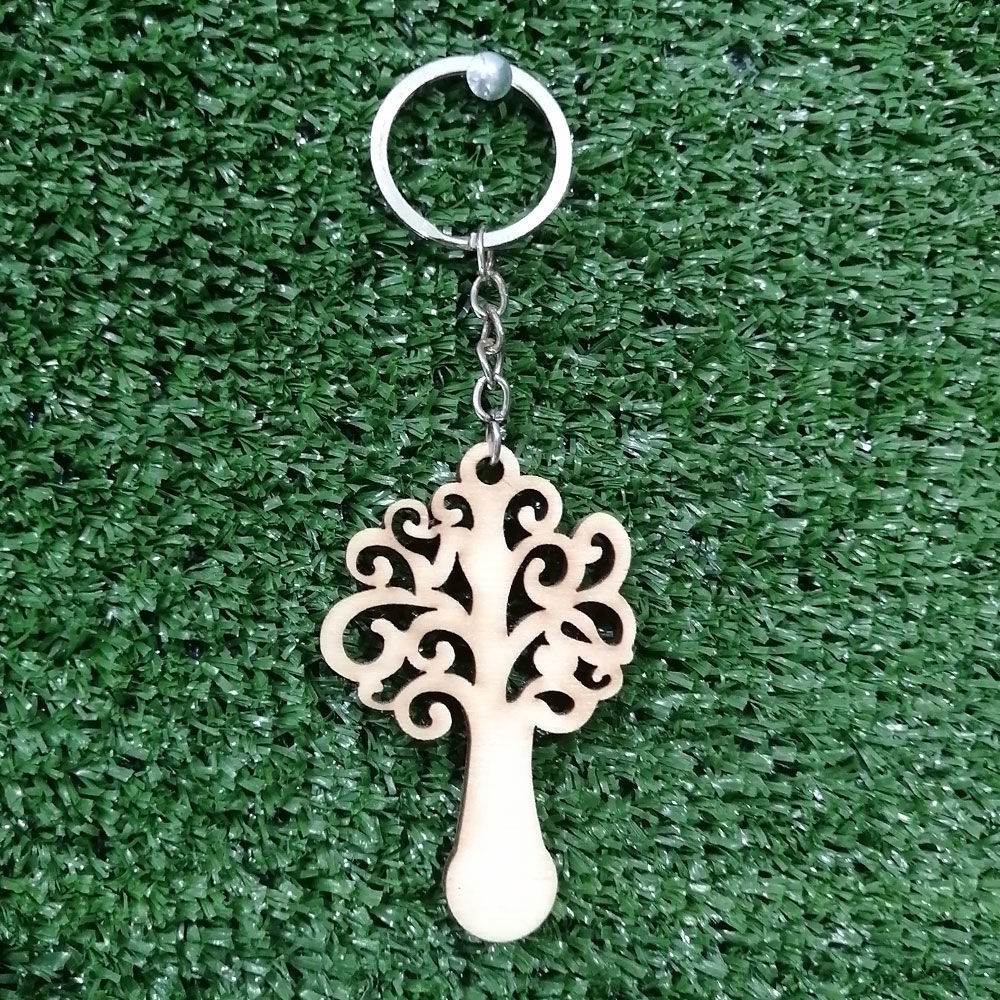 Portachiavi in Legno con Albero della Vita