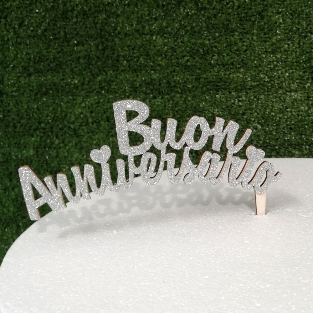 Cake Topper in Legno 