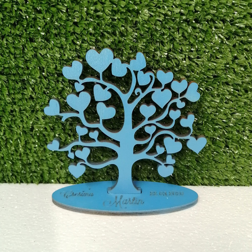 Albero in Legno con vernice colorata