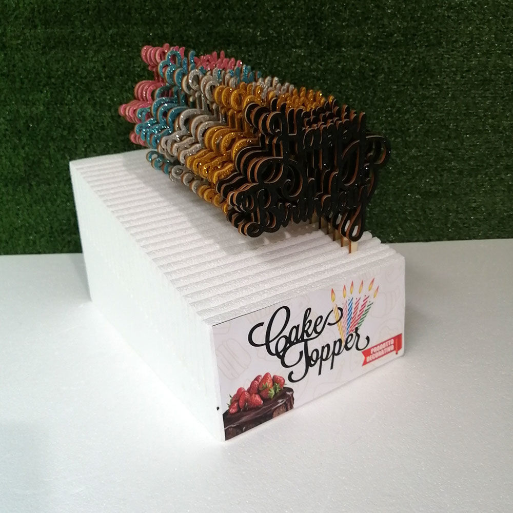 Cake Topper in Legno 