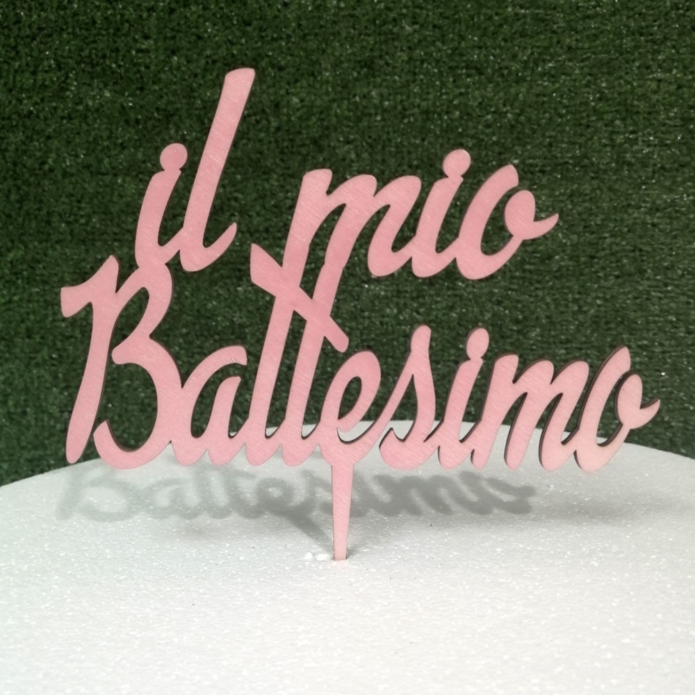 Cake Topper in Legno 