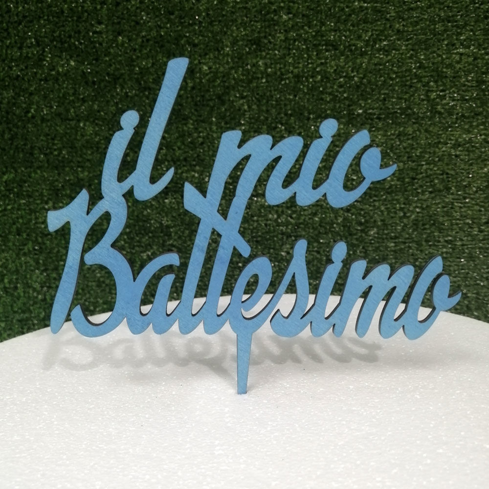 Cake Topper in Legno 