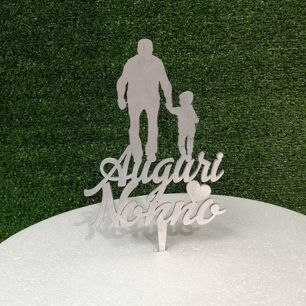 Cake Topper in Legno 