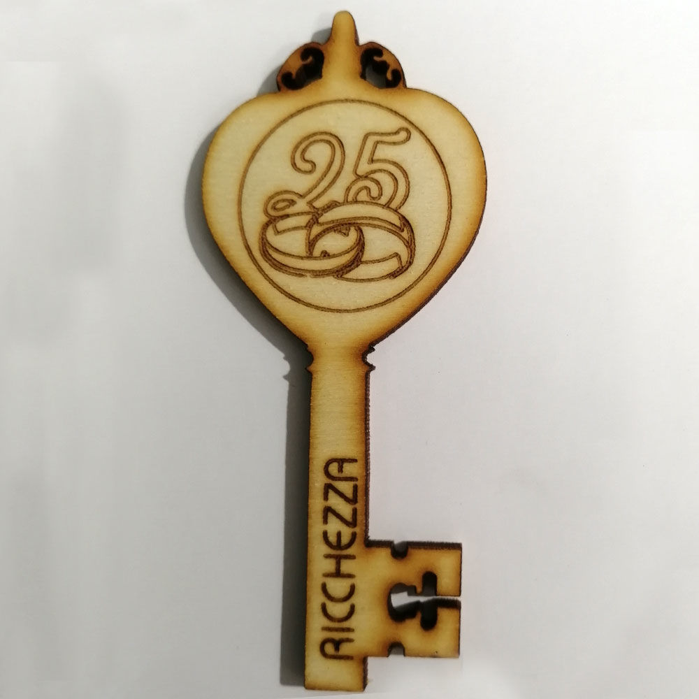 Chiave in Legno per Anniversario