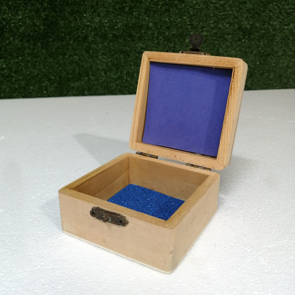 Cofanetto in Legno con Crepla colorata