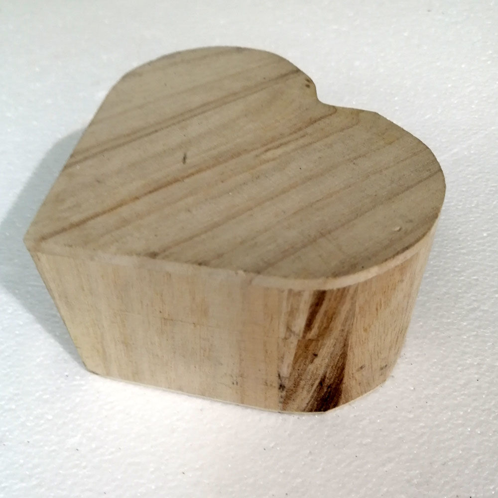 Cofanetto in Legno a forma di Cuore
