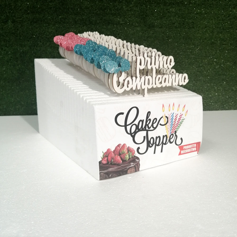 Cake Topper in Legno 