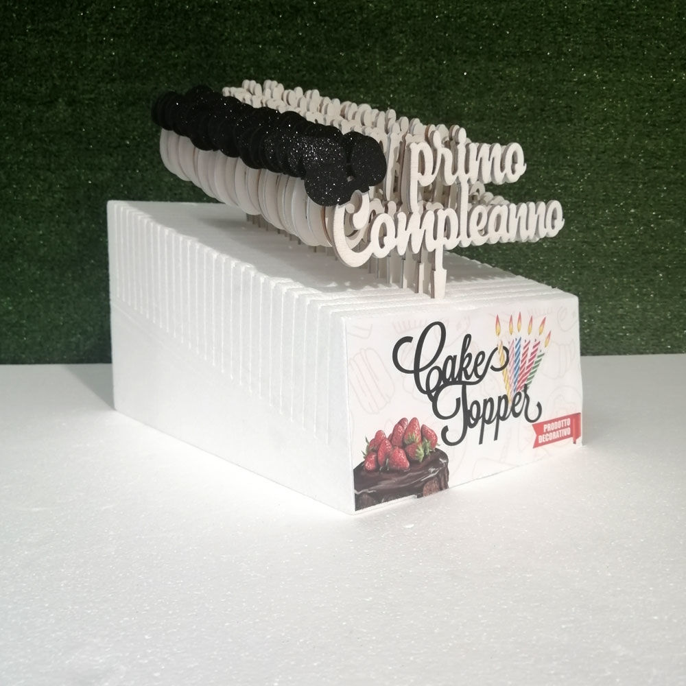 Cake Topper in Legno 