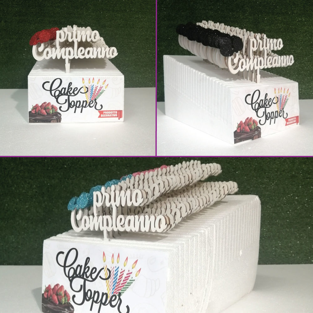 Cake Topper in Legno 