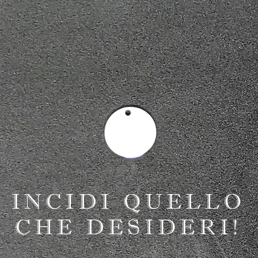 Ciondolo Tondo in Acciaio
