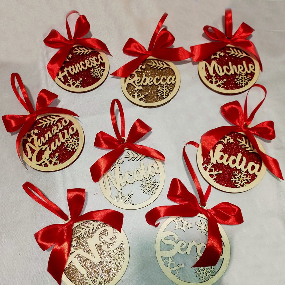 Pallina per Albero di Natale Personalizzata