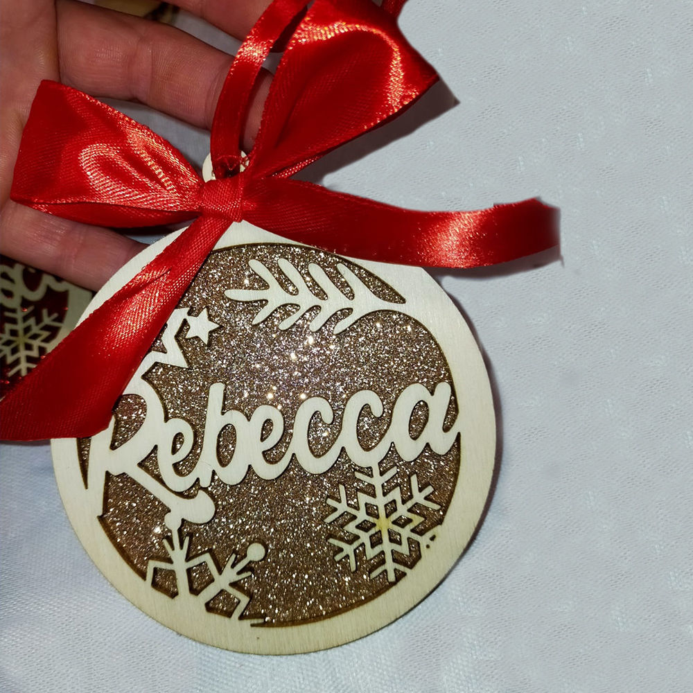 Pallina per Albero di Natale Personalizzata