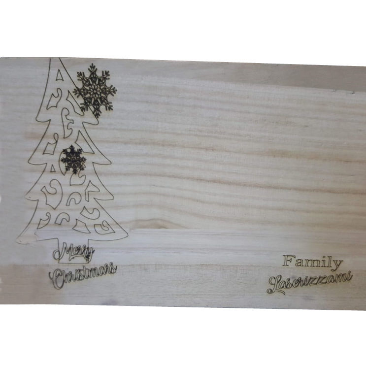 Tagliere in Legno Natalizio
