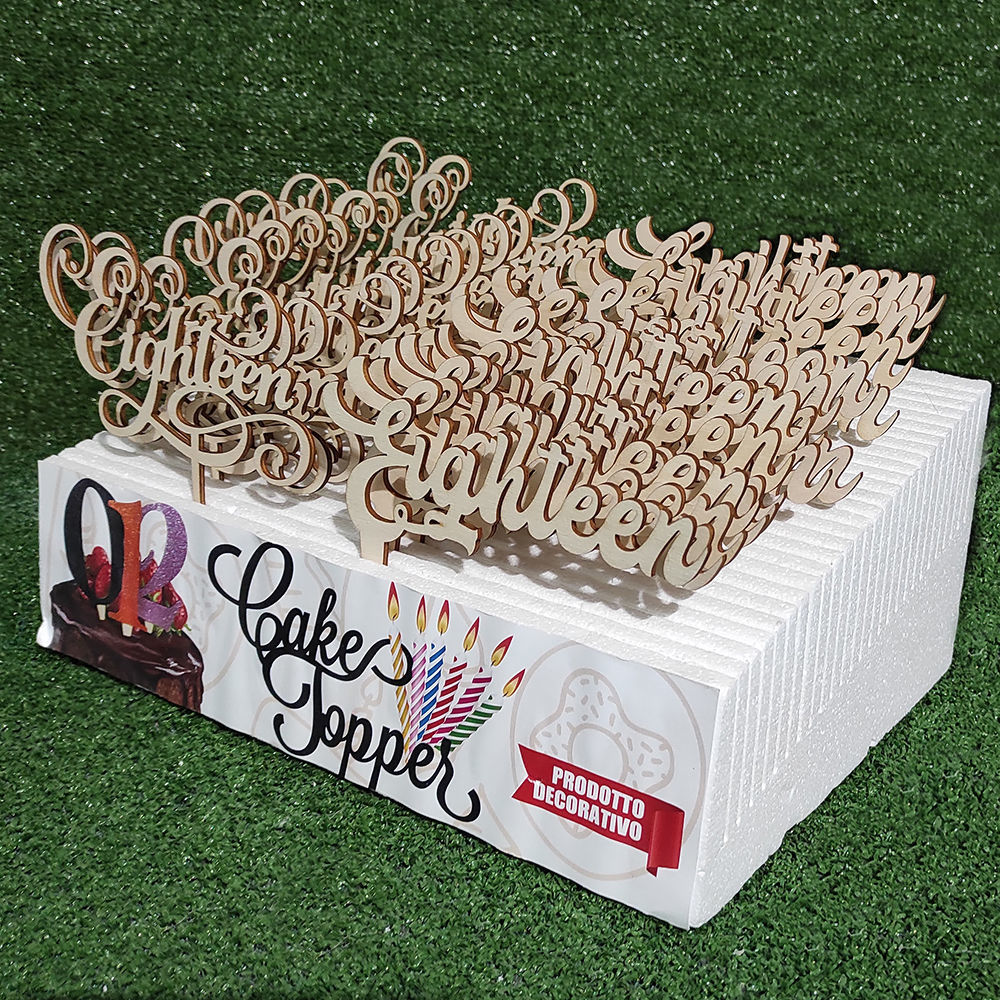 Cake Topper Eighteen