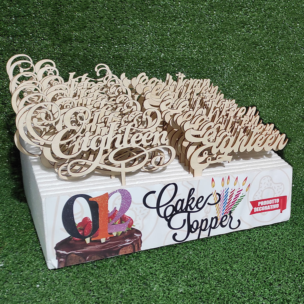 Cake Topper Eighteen
