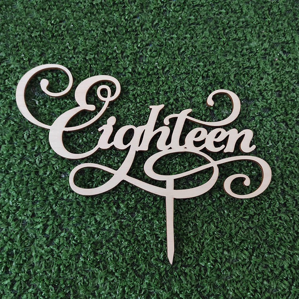 Cake Topper Eighteen