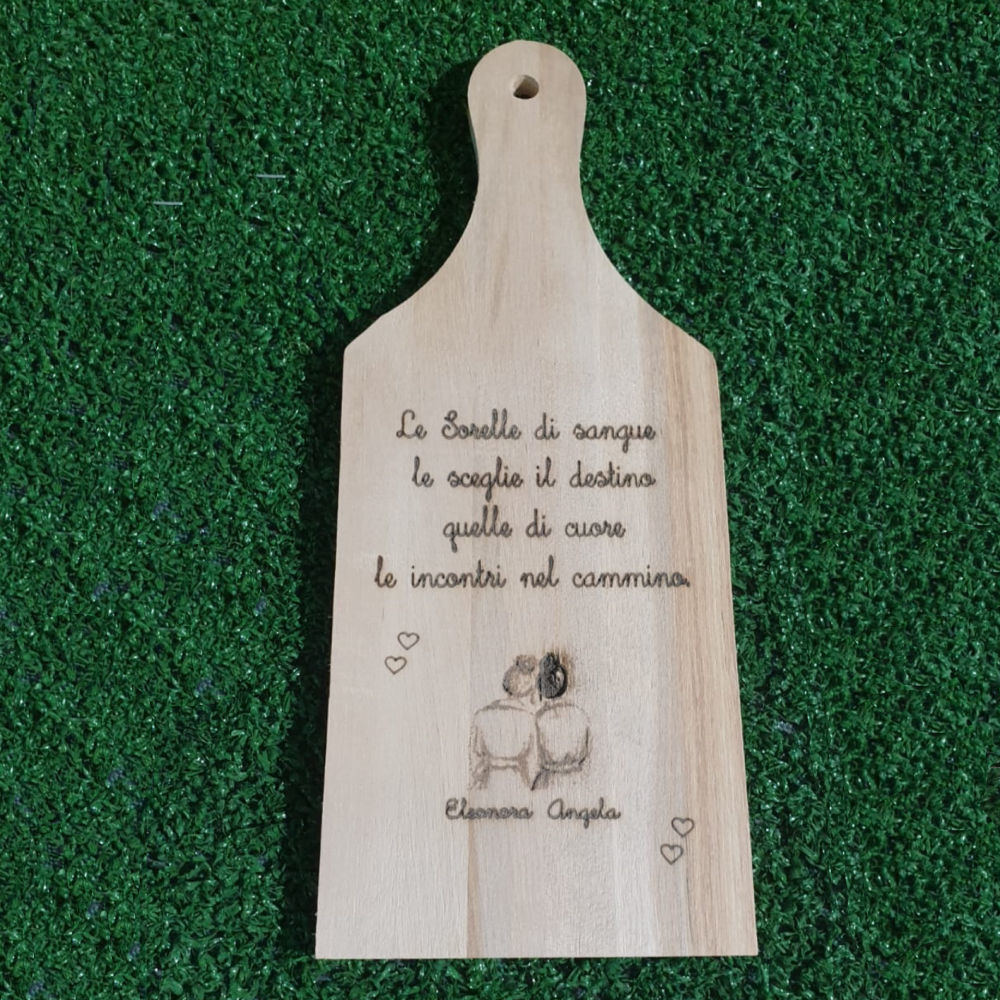 Tagliere in Legno con Incisione Personalizzata