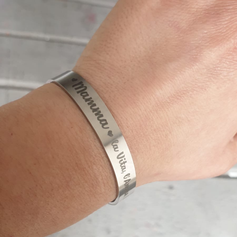 Bracciale in Acciaio Personalizzato