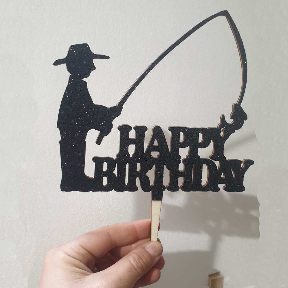 Cake Topper in Legno 