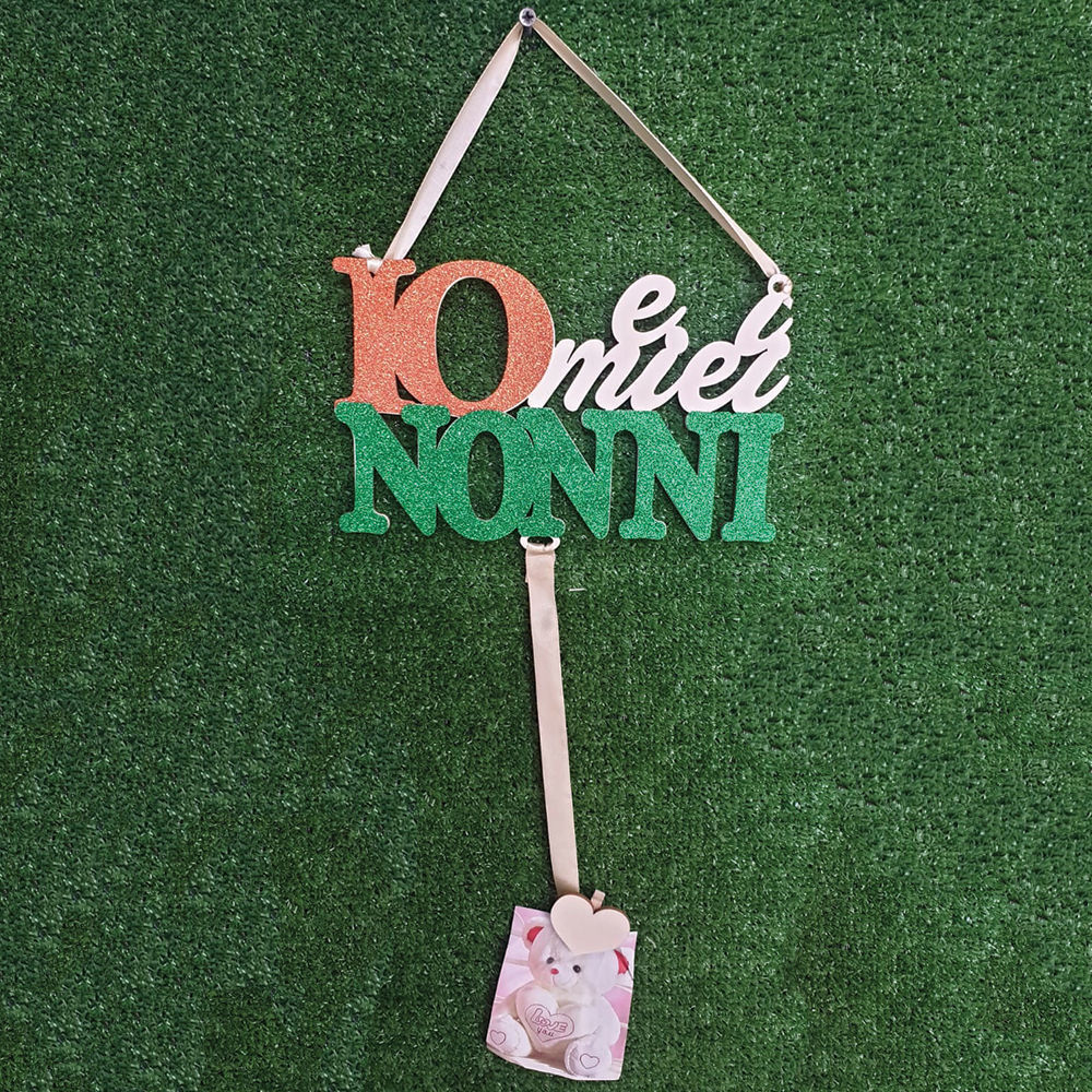 Porta Foto in Legno per i Nonni