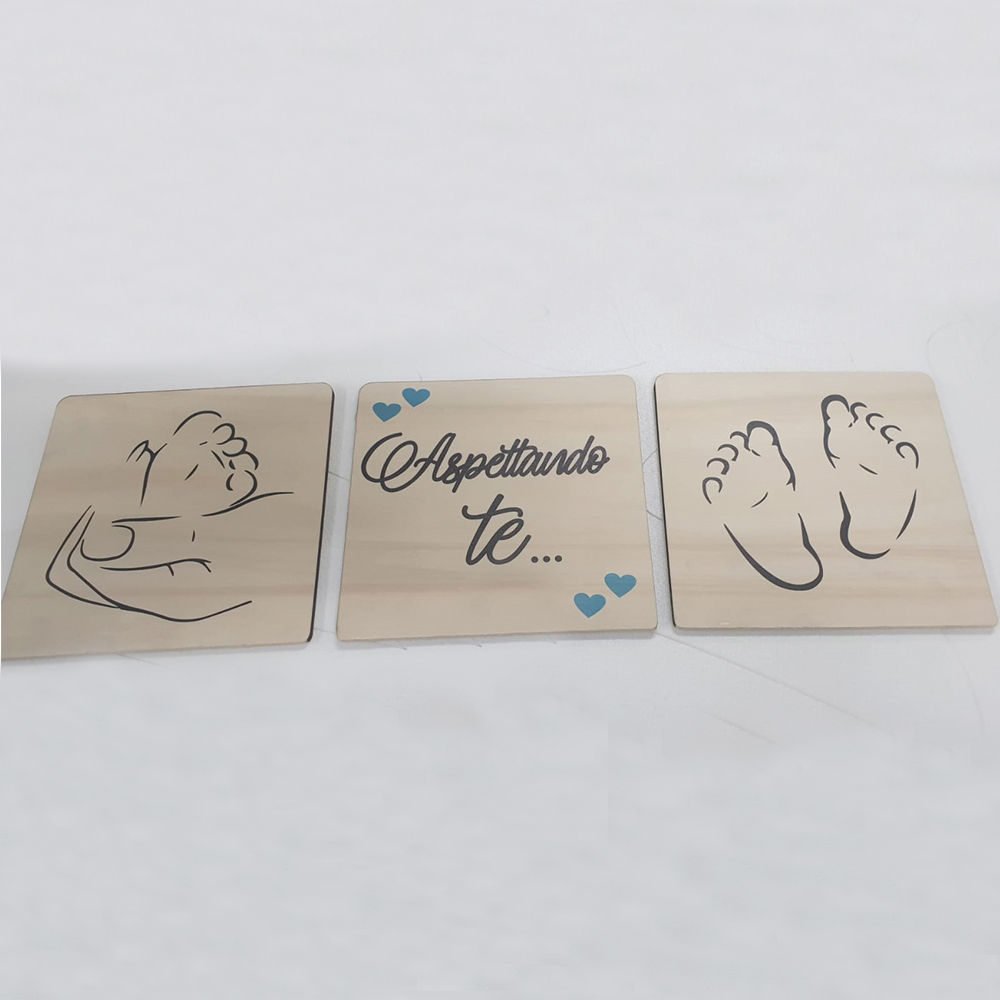 Quadretto in Legno per Nascita