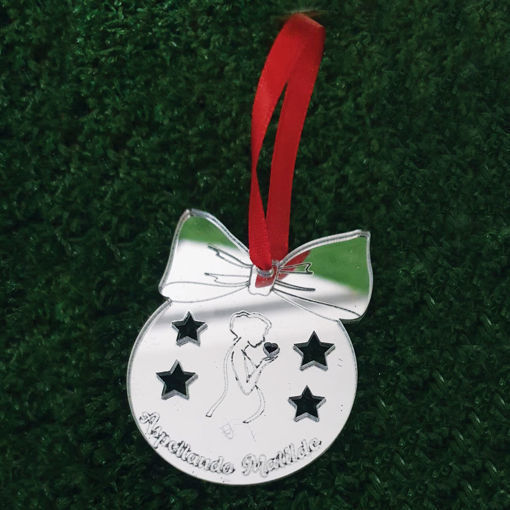 Pallina Natalizia in Plexiglass con Incisione Personalizzata