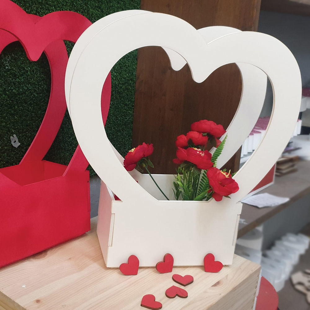 Contenitore porta oggetti a forma di cuore
