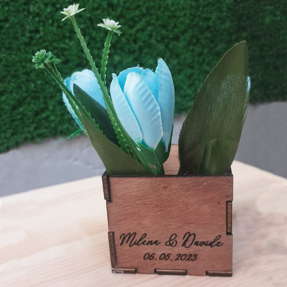 Vaso Piccolo in legno personalizzato