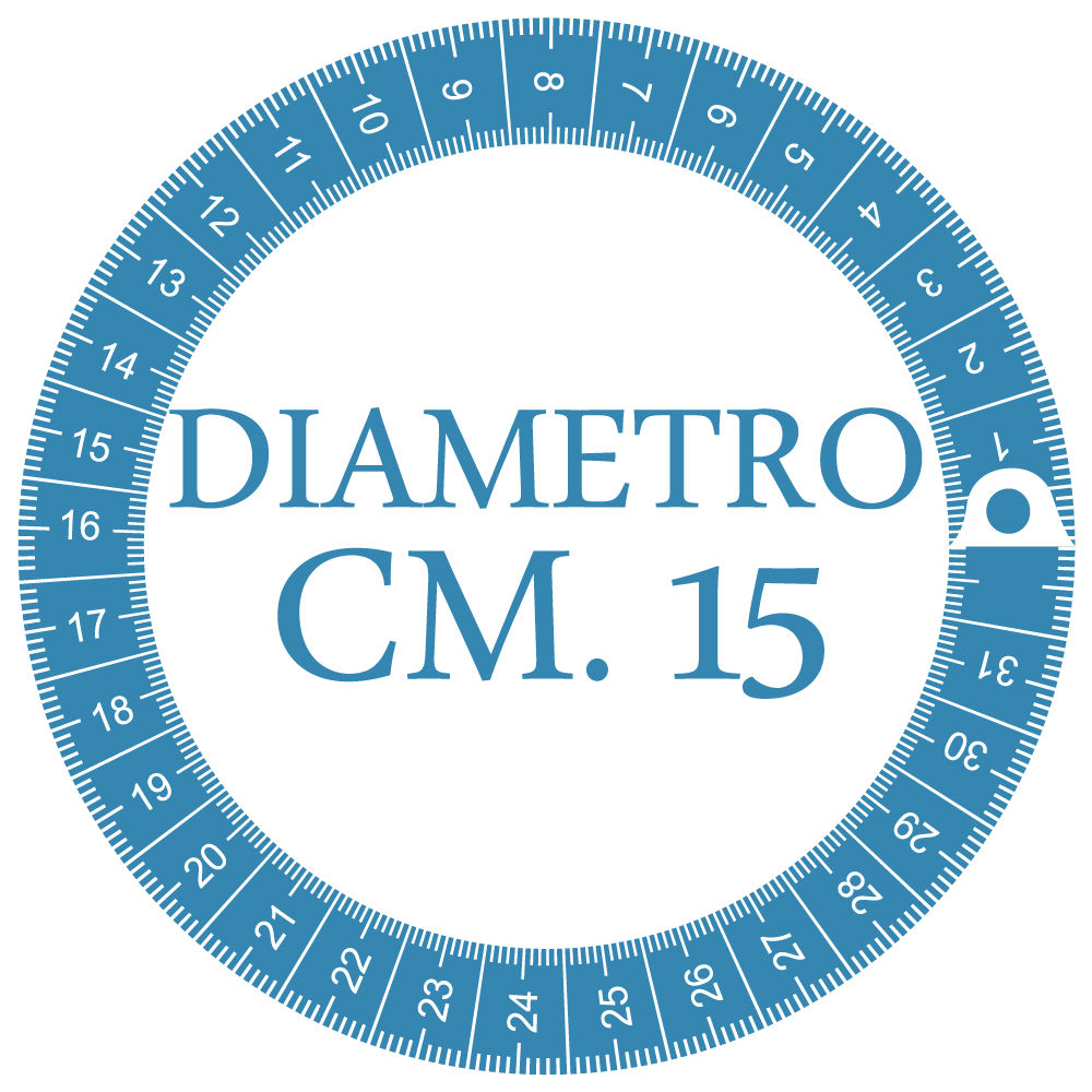diametro 15 cm.