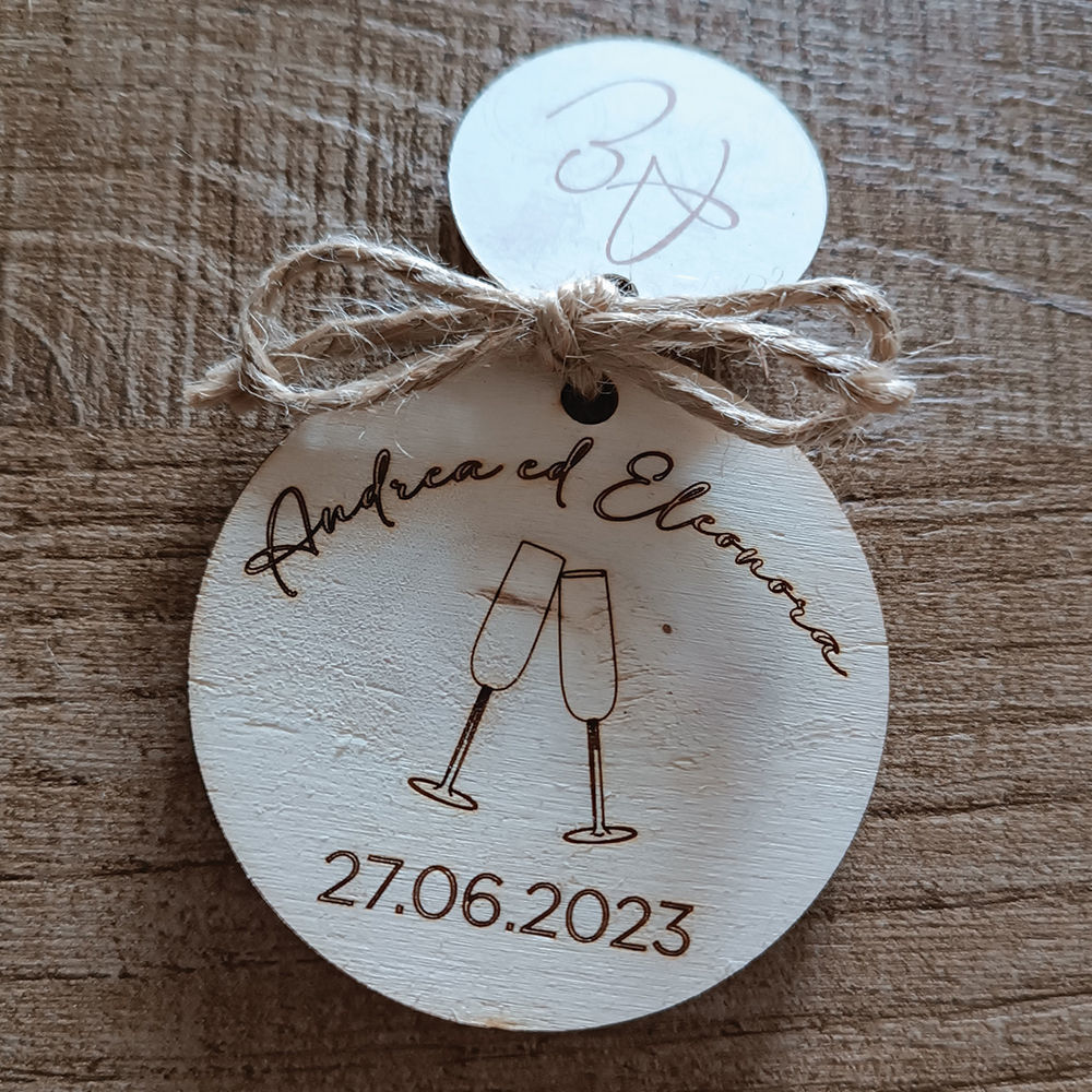 Segnaposti in Legno Personalizzati
