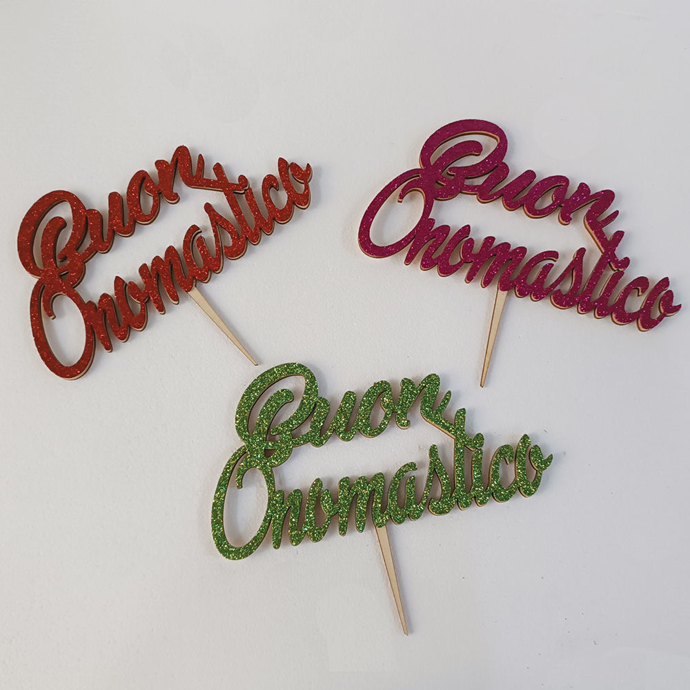 Cake Topper in Legno 