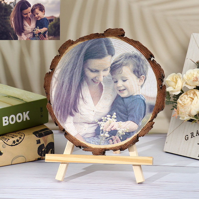 Tronchetto in Legno con foto Stampa UV