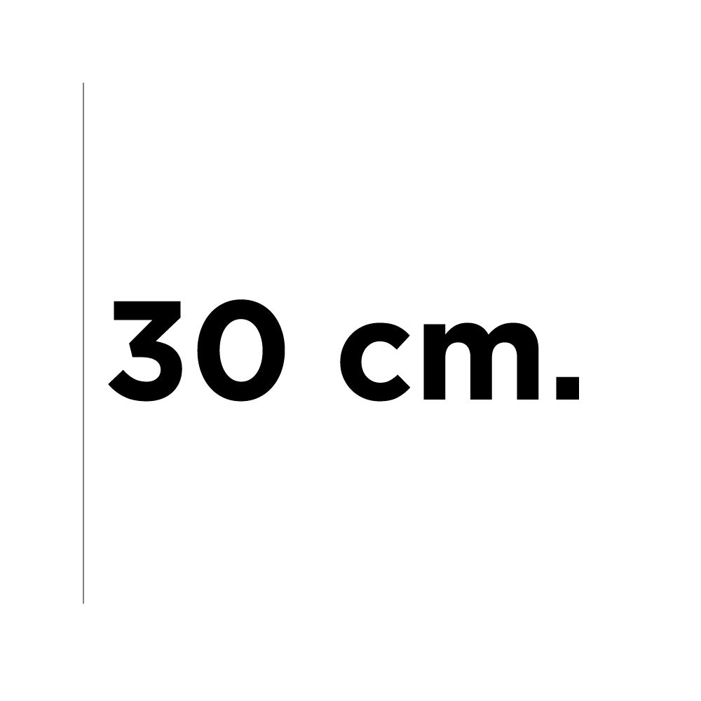 Altezza 30 cm.