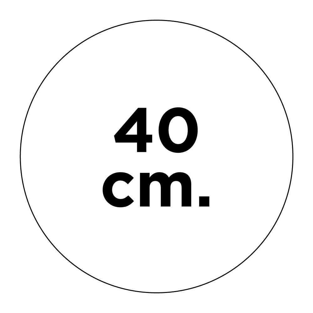 40 cm.