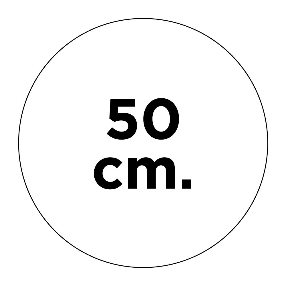 50 cm.