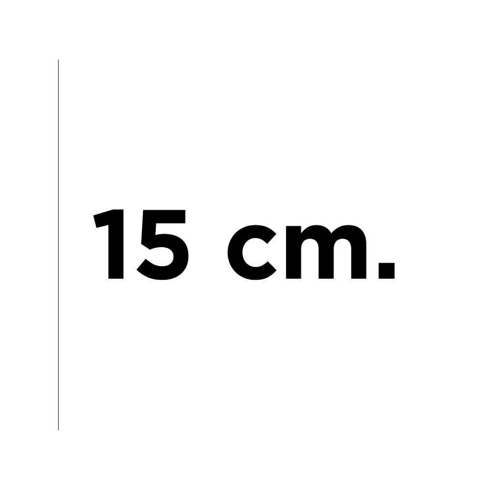 h. 15 cm.