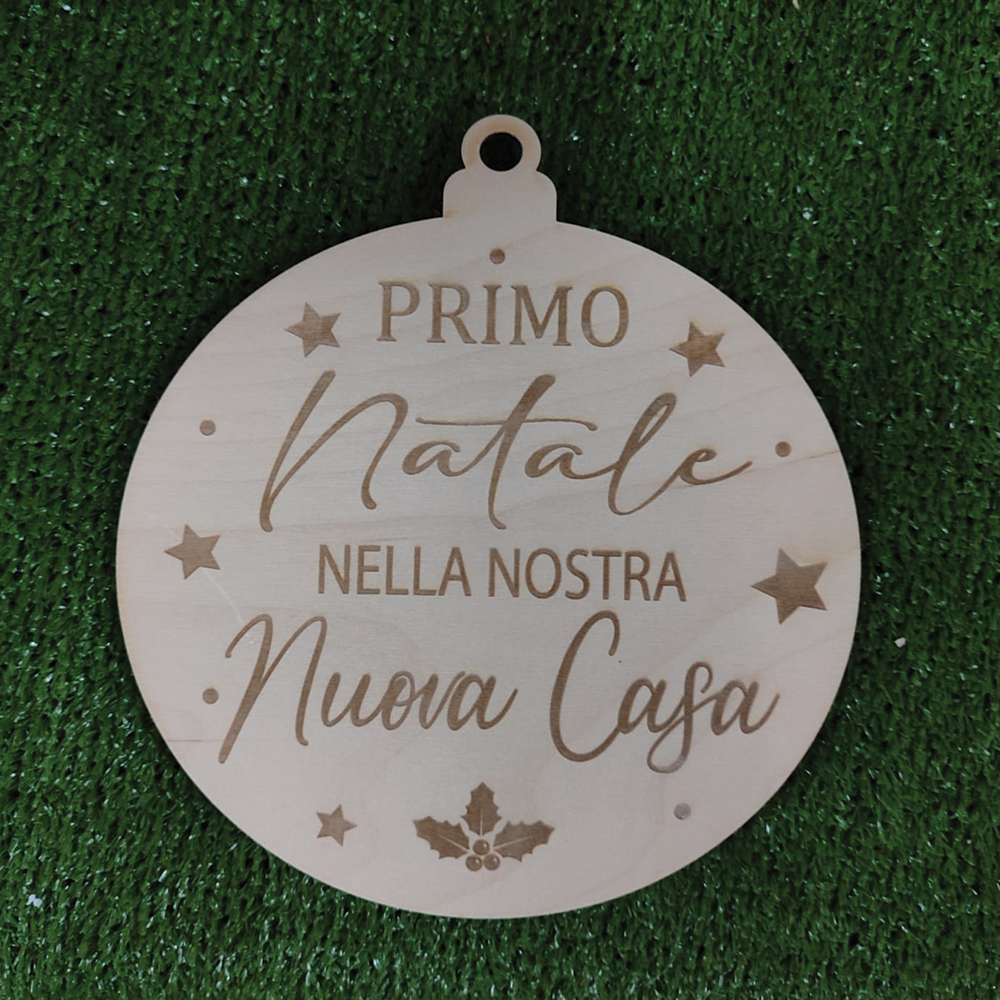 Dietro Porta Natalizio in Legno Personalizzato