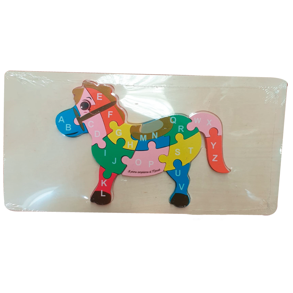 Puzzle con Numeri a forma di Cavallo - Gioco Didattico